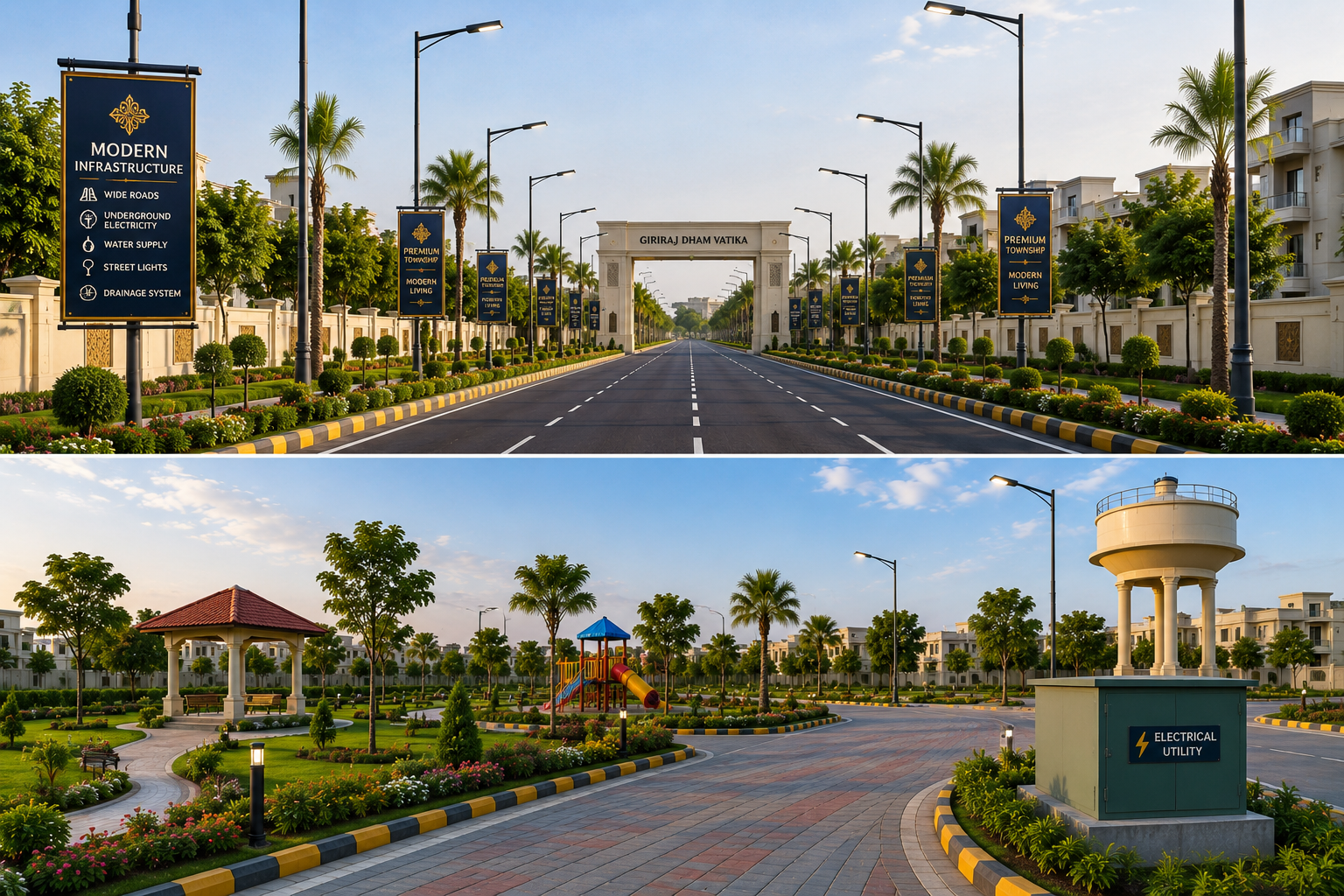 Giriraj Dham Vatika Infrastructure