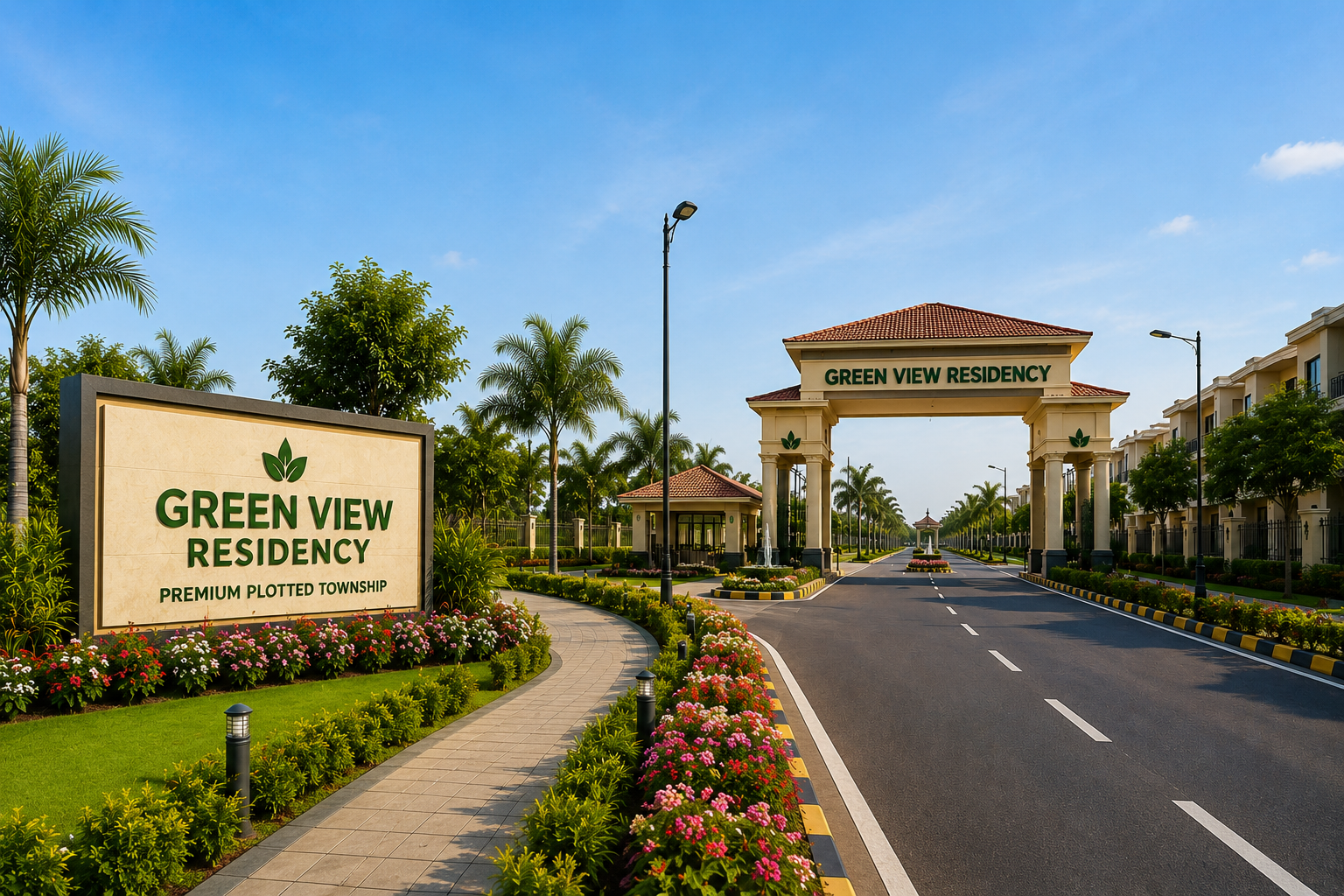 Green View Residency Premium Township